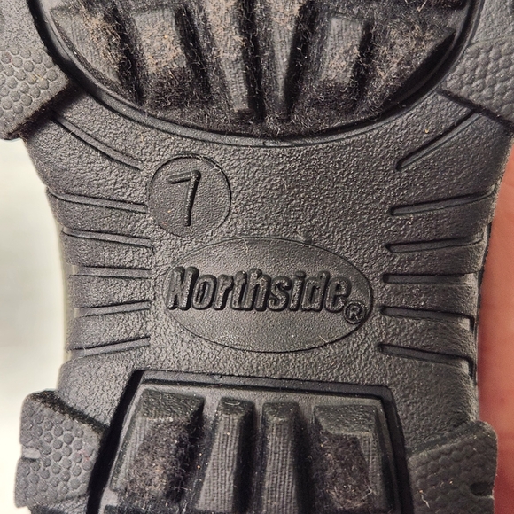 Northside Kid's Black Winter Boots Size 7. #Z14 - Picture 7 of 11